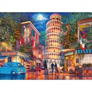 Puzzle  Ravensburger-00709 Soirée à Pise