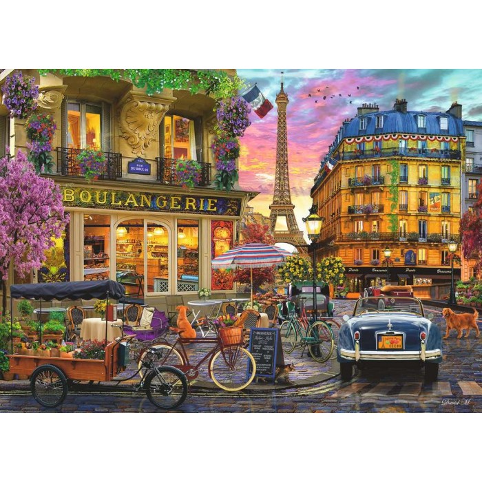 Puzzle Ravensburger-00885 Paris à l'Aube