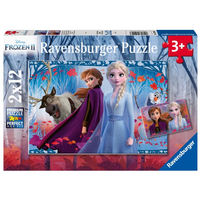  Ravensburger-05009 2 Puzzles - La Reine des Neiges II