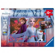  Ravensburger-05010 2 Puzzles - La Reine des Neiges II