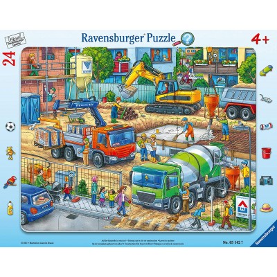 Ravensburger-05142 Puzzle Cadre - Chantier