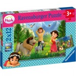  Ravensburger-05143 2 Puzzles - Heidi