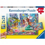  Ravensburger-05147 2 Puzzles - Sirènes