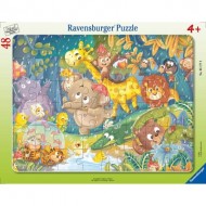  Ravensburger-05177 Puzzle Cadre - It's Raining