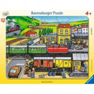  Ravensburger-05234 Puzzle Cadre - En train