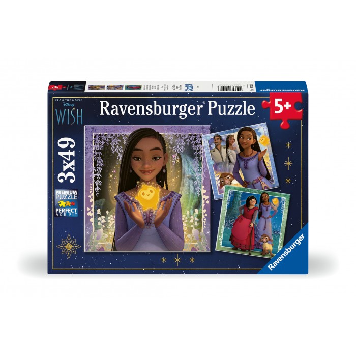Ravensburger-05702 3 Puzzles - Disney 