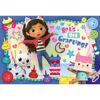 Ravensburger-05710 2 Puzzles - Gabby's Dollhouse