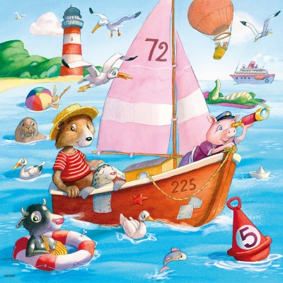 Puzzle Ravensburger-05720 Sur l'Eau