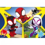  Ravensburger-05729 2 Puzzles - Spider-Man et à ses Amis