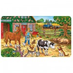  Ravensburger-06035 Puzzle cadre - 15 pièces : La vie à la ferme