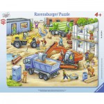  Ravensburger-06120 Puzzle Cadre - Sur le Chantier