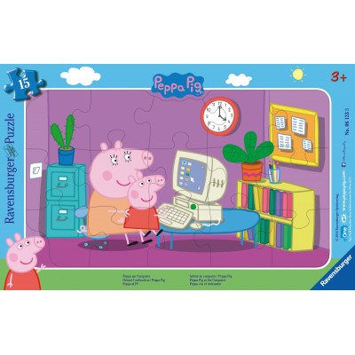 Ravensburger-06123 Puzzle Cadre - Peppa Pig