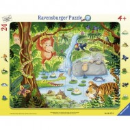  Ravensburger-06171 Puzzle Cadre - Jungle