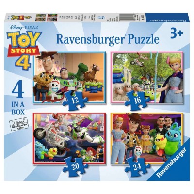 Ravensburger-06833 4 Puzzles - Toy Story