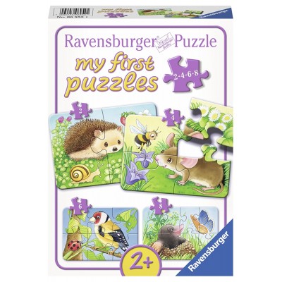 Ravensburger-06952 4 Puzzles - Animaux de la Forêt