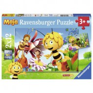  Ravensburger-07594 2 Puzzles - Maya l'Abeille
