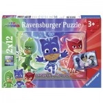  Ravensburger-07622 2 Puzzles - Pyjamasques