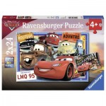  Ravensburger-07819 2 Puzzles - Cars