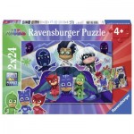  Ravensburger-07824 2 Puzzles - Pyjamasques
