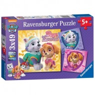  Ravensburger-08008 3 Puzzles - Pat' Patrouille