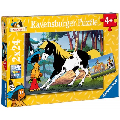 Ravensburger-08869 2 Puzzles - Yakari