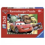  Ravensburger-08959 2 Puzzles - Cars