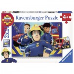  Ravensburger-09042 2 Puzzles - Fireman Sam