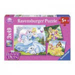  Ravensburger-09346 3 Puzzles - Princesses Disney