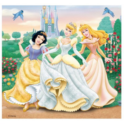 Puzzle Ravensburger-09411 Rêves de princesses