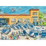 Puzzle  Ravensburger-10867 Au commissariat de police