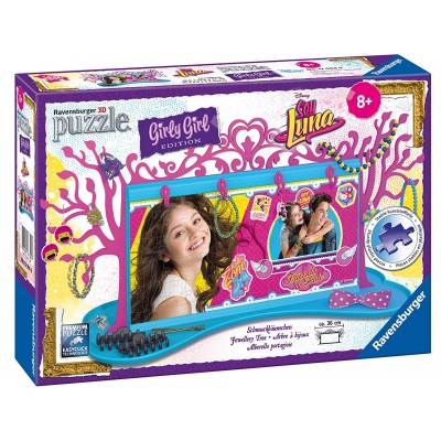Ravensburger-12094 Puzzle 3D - Girly Girls Edition - Arbre à Bijoux : Soy Luna