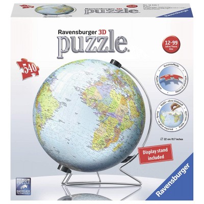Ravensburger-12436 Puzzle 3D Globe