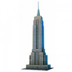  Ravensburger-12553 Puzzle 3D - Empire State Building, New York