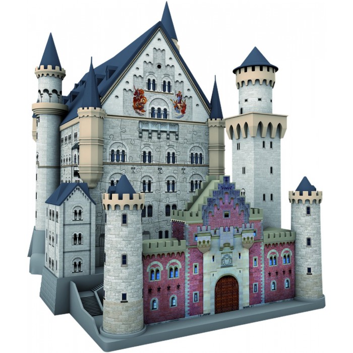 Ravensburger-12573 Puzzle 3D - Château de Neuschwanstein