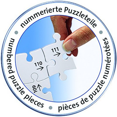 Ravensburger-12573 Puzzle 3D - Château de Neuschwanstein