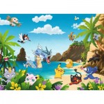 Puzzle  Ravensburger-12840 Pièces XXL - Pokemon