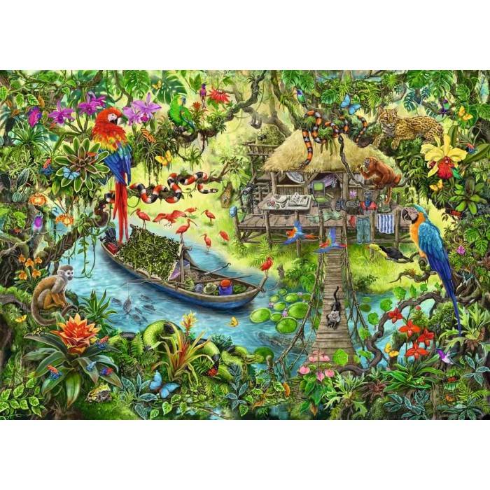 Ravensburger-12924 Exit Puzzle Kids - The Expedition