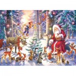Puzzle  Ravensburger-12937 Pièces XXL - Christmas in the Forest