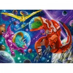 Puzzle  Ravensburger-12976 Pièces XXL - Space Dinosaur
