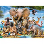Puzzle  Ravensburger-13075 Bébés Animaux de la Jungle