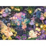 Puzzle  Ravensburger-13293 Pièces XXL - Color Star - Luminous Forest Fairies