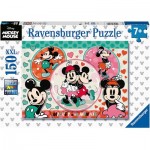 Puzzle  Ravensburger-13325 Pièces XXL - Mickey and Minnie