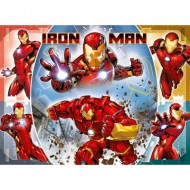Puzzle  Ravensburger-13377 Pièces XXL - Puissant Iron Man - Marvel