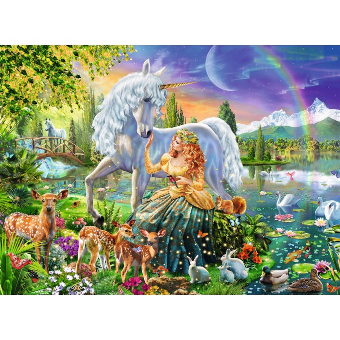 Puzzle Ravensburger-13673 Star Line - Rencontre Magique