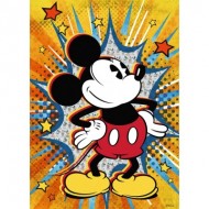 Puzzle  Ravensburger-15391 Rétro Mickey