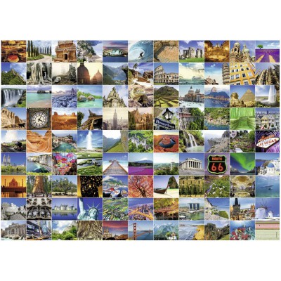 Puzzle Ravensburger-16319 99 plus beaux endroits du monde