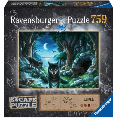 Ravensburger-16434 Escape Puzzle - Histoires de Loups
