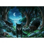  Ravensburger-16434 Escape Puzzle - Histoires de Loups