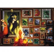 Puzzle  Ravensburger-16524 Scar - Collection Disney Villainous