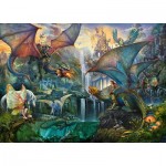 Puzzle  Ravensburger-16721 Dragon Forest